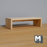 Dollhouse Supplies Miniature Unfinished Low Table , 1:12 Scale Unpainted Dollhouse Supplies Furniture Shelf - D029