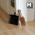 Miniature Dust Pan & Brush 1:12 Scale Dollhouse Supplies Kitchen Metal Dustpan and Wooden Brush Set of 2 - F017