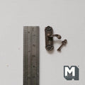 1:12 Dollhouse Supplies Miniature Door Lock Lever with Keys set of 2 (right) - C066