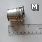 1/12スケール ミニチュア 金属製バケツ ワイヤーハンドル付き（大）高さ約4cm、ドールハウス用DIYパーツ