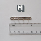 Dollhouse Supplies Metal Key Rack Miniature Entryway Rack , Miniature Hanger Rack , Wall Rack (silver) - D042