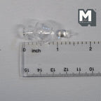 1:12 Scale Miniature Glass Wine Decanter with Stopper, 1-3/16 inch tall, DIY Dollhouse Supply (clear)