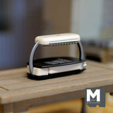 Miniature Heat Lamp Cooker 1:12 Scale Dollhouse Supplies Kitchen Appliance Grill (beige)  - A014