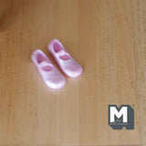 Miniature Pink Ballet Shoes 1:12 Scale Handmade Ballet Shoes - G075