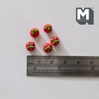 1:12 Scale Miniature Tomatoes, Set of 5, 5/16 inch long, DIY Dollhouse Supply