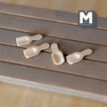 1:12 Scale Miniature Wood Scoops, Set of 4, 13/16 inch long, DIY Dollhouse Supply