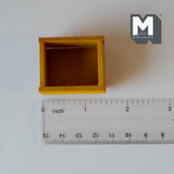 1:12 Scale Dollhouse Miniature Wooden Storage Box Wood Crate Milk Crate - E030