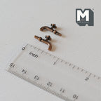 1:12 Dollhouse Faucet Miniature Single Handle Tap Spigot Set of 2 (copper) - C051