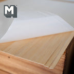 1:12 Scale Miniature Hardwood Floor Strips, Peel and Stick Flooring Sheet, Cut to Length, 16-15/16 x 11-3/8 inch