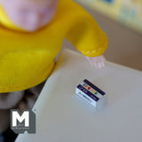 Miniature Eraser 1:6 Scale Dollhouse Stationary Decoration Rubber - G055