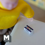 Miniature Eraser 1:6 Scale Dollhouse Supplies Stationary Decoration Rubber - G055