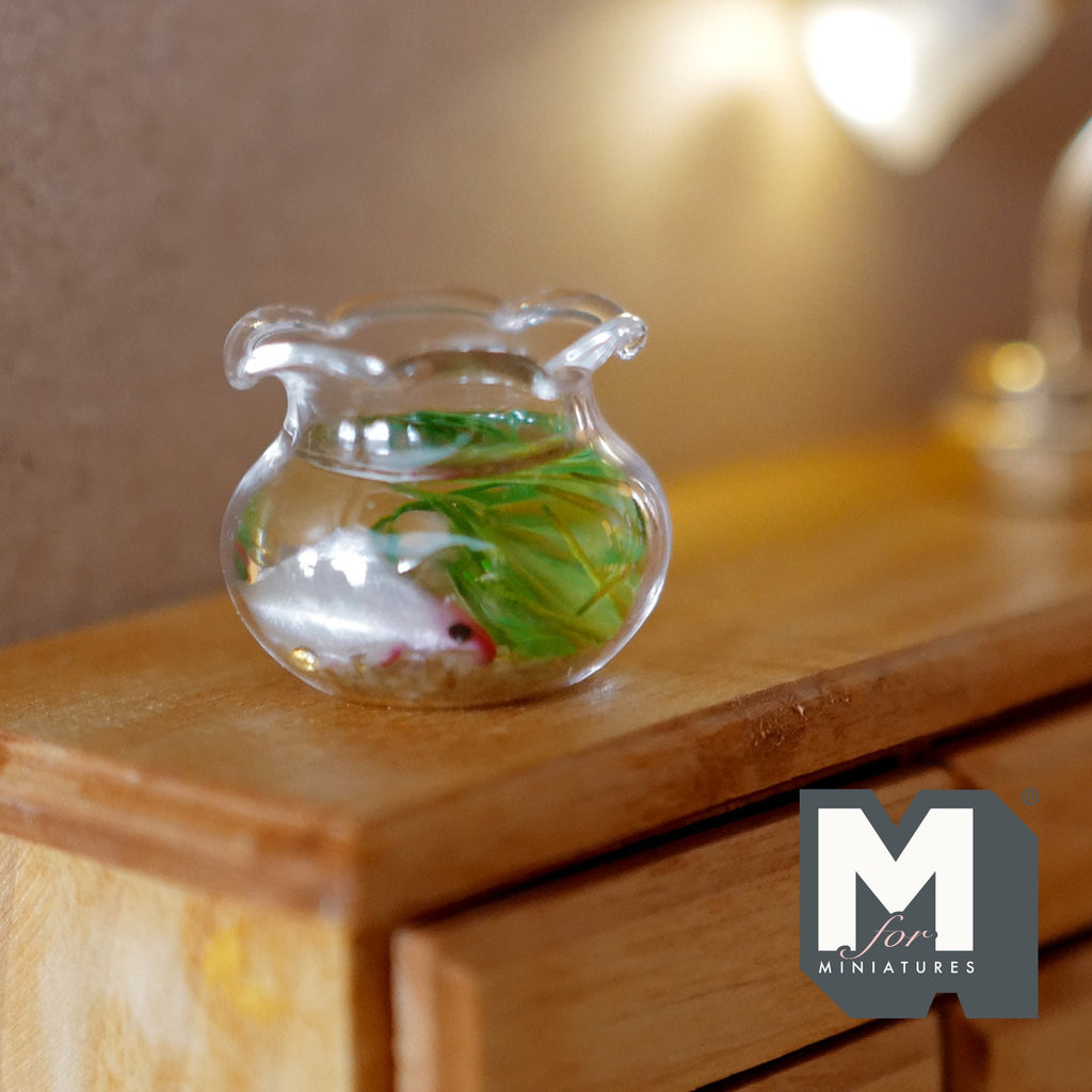 1:12 scale Miniature Dollhouse Fish Bowl - D078