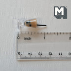 1:12 Scale Miniature Bubble Tea in Footed Cup with Straw, 11/16 inch tall, DIY Dollhouse Supply