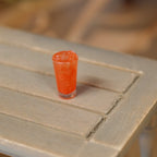 Miniature de punch aux fruits sur glace à l'échelle 1:12, 1,7 cm de hauteur, accessoire de maison de poupée à faire soi-même