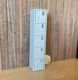 1:12 Scale Miniature Cube Lockers , Work Place Lockers with 5 Storage Space , Storage Locker , Locker Cabinet (plastic) - D028