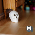 Dollhouse Miniature Ceramic Halloween Skull (unglazed) - B084