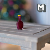 Dollhouse Supplies Miniature 1:12 BBQ Sauce Dressing Bottle - E019