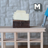 Dollhouse Supplies Miniature Victorian Style Cash Register , 1:12 Scale Shop Till (cast resin) - C093