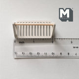 Miniature Bakery Stand , 1:12 Scale Dollhouse Supplies Kitchen Wooden Dish and Tableware Stand (white) - B030