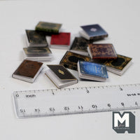 Assorted 1:12 Miniature Hardcover Book Set  of 12 - C037