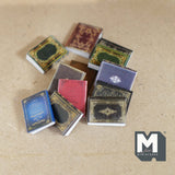 Assorted 1:12 Miniature Hardcover Book Set  of 12 - C037