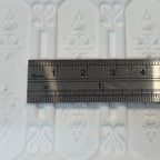 1:12 Scale Miniature Ornate Arched Panel Wainscot, 13-9/16 inch long, DIY Dollhouse Supply