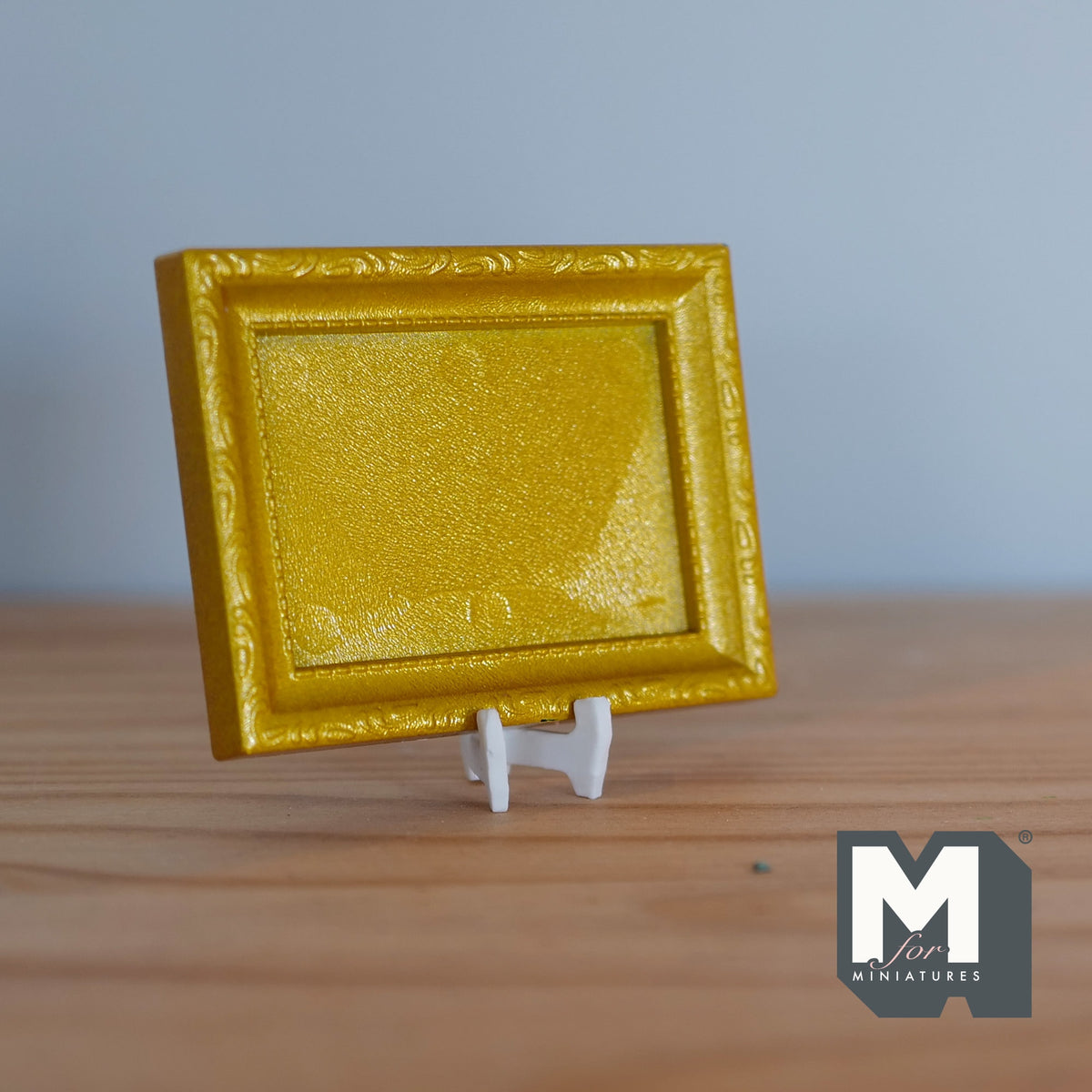1:12 Scale Miniature Ceramic Plate Stand, Easel Style, 1-1/16 inch tall, DIY Dollhouse Supply (white)
