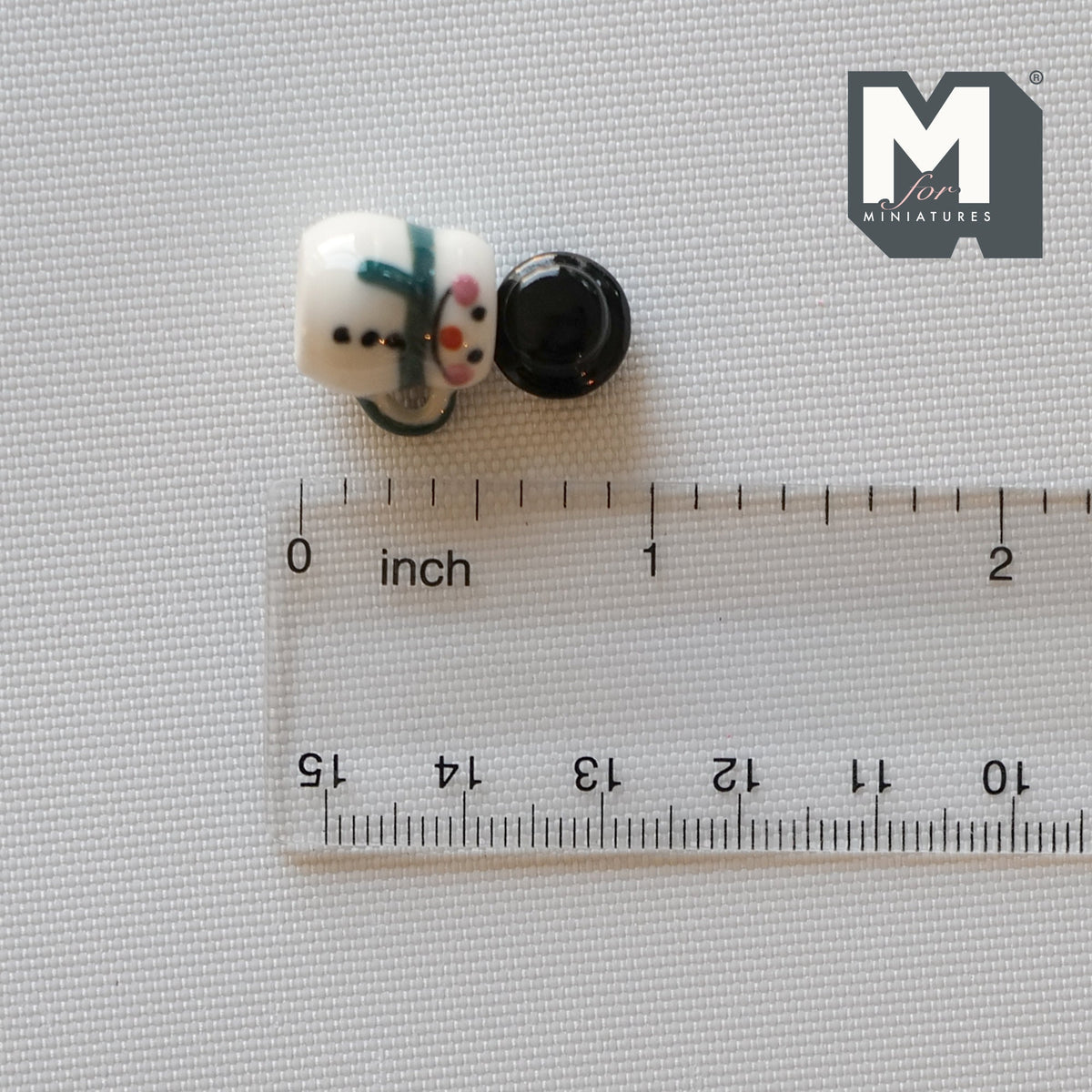 1:12 scale Dollhouse Supplies Miniature Christmas Snowman Mug, Dolls House hot drink, miniature cup - G071