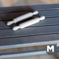 1:12 Scale Miniature Wood Rolling Pins, Set of 2, 1-15/16 inch long, DIY Dollhouse Supply