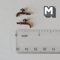 1:12 Dollhouse Faucet Miniature Single Handle Tap Spigot Set of 2 (copper) - C051