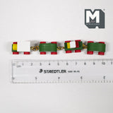 Dollhouse Supplies miniature train dolls house wooden train 1:12 scale miniature (green) - D051