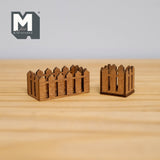 1:12 Dollhouse Supplies Miniature Wood Box Large , Miniature Rectangular Planter - A047