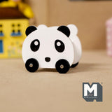 Miniature Panda Storage Cart 1:12 Scale Dollhouse Supplies Kid's Room Storage  Box - G083