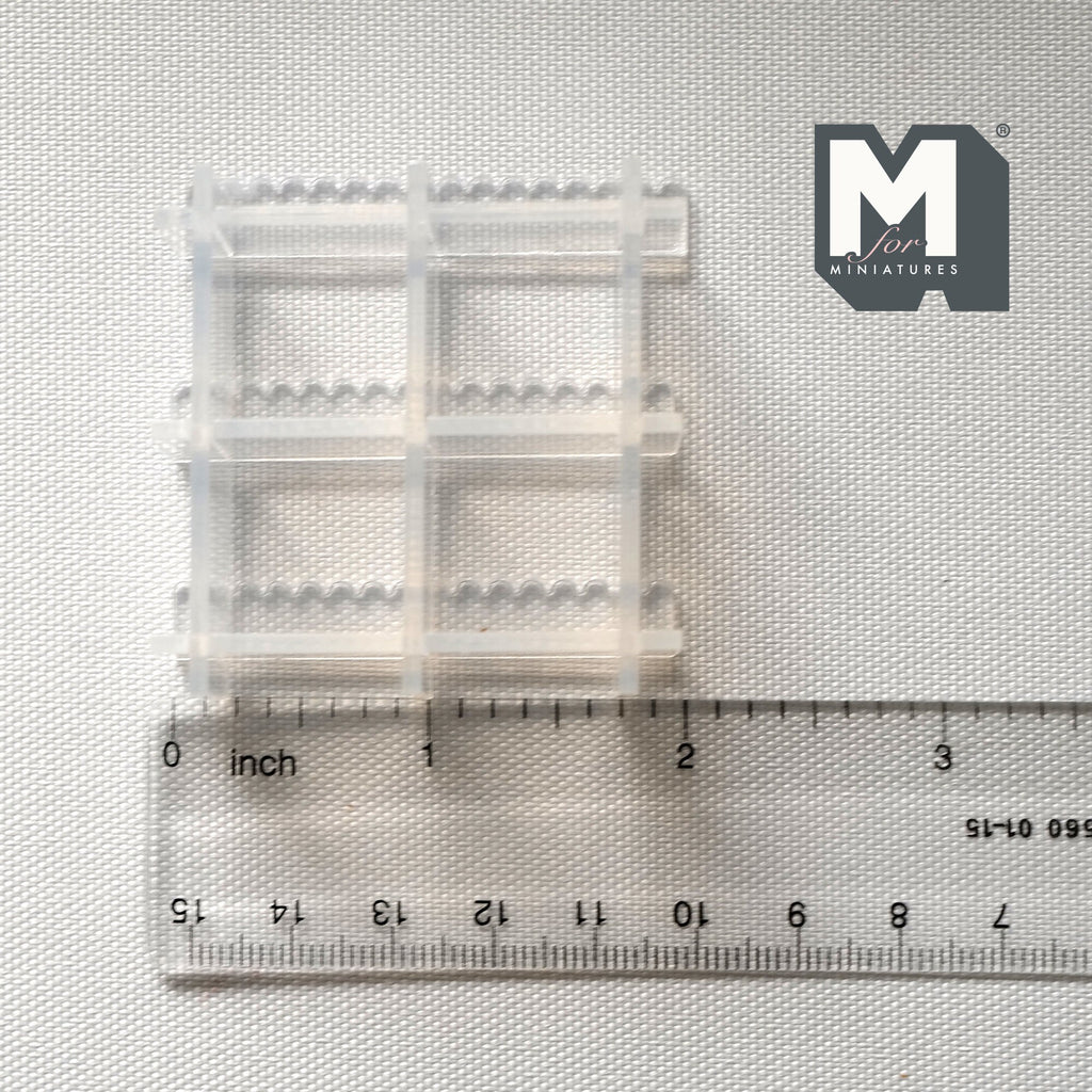 1:12 Scale Miniature Acrylic Cake Display Shelf, 3 Tiers, 2 inch tall, DIY Dollhouse Supply (clear)
