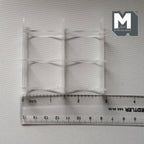 1:12 Scale Miniature Acrylic Cake Display Shelf, 3 Arched Sections, 2 inch tall, DIY Dollhouse Supply (clear)