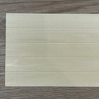 Dollhouse Siding Wall Panel Batten Panel Miniature Novelty Siding Beadboard Panel 12"(L) x 3-3/4"(H) - 3/4" Interval 12 inch long - J050