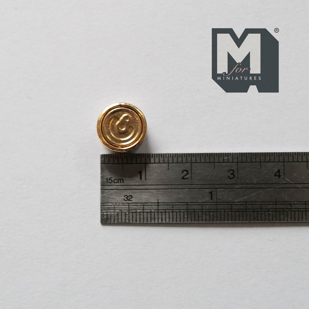 1:12 Scale Miniature Metal Cat Food Cans with Lids, Set of 3, 7/16 inch dia., DIY Dollhouse Supply