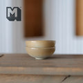 Dollhouse Supplies Miniature 1:12 Scale Large Size Bowls Set of 2 Salad Bowls Food Bowls 1-1/8"(Dia.)  beige A030