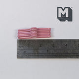 Dollhouse Supplies Miniature Metal Clothes Hanger Set of 6 (pink) G059