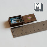 Dollhouse 1:12 Scale Miniature Jewellery Box and Cover - C044