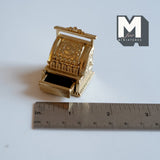 Miniature Cash Register with Removable Cash Drawer 1:12 Scale Dollhouse Supplies Old Style Cash Till - C093