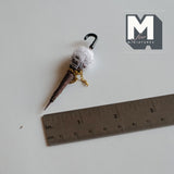 Dollhouse miniature parasol , Miniature umbrella, Miniature umbrella, Dollhouse umbrella, Dollhouse umbrella (brown) - G053