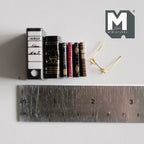 Livres et lunettes miniatures à l'échelle 1:12, lot de 7, 3,2 cm de hauteur, fournitures de maison de poupée DIY