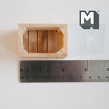 Miniature Wood Crate 1:12 Scale Dollhouse Supplies Fruit Crate Vegetables Crate Food Crate Wine Crate Display Crate - E103