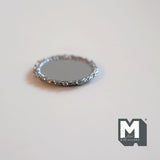 Miniature Metal Round Tray 1:12 Scale Dollhouse Supplies Kitchen Accessories 1-7/16" (Dia.) - F065