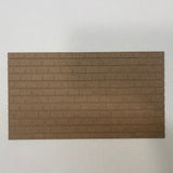 Dollhouse Roof Tile Sheet 1:12 Scale Miniature MDF Tile 8.5 inch x 4.5 inch - K052