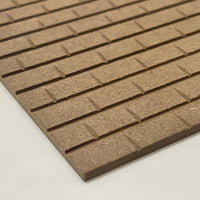 Dollhouse Roof Tile Sheet 1:12 Scale Miniature MDF Tile 8.5 inch x 4.5 inch - K052