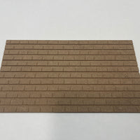 Dollhouse Roof Tile Sheet 1:12 Scale Miniature MDF Tile 8.5 inch x 4.5 inch - K052