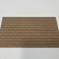 Dollhouse Roof Tile Sheet 1:12 Scale Miniature MDF Tile 8.5 inch x 4.5 inch