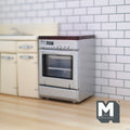 Dollhouse Induction Stove Top with Oven , 1:12 Scale Miniature Range (non-working) - K040